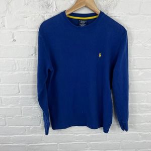Polo Ralph Lauren Men's Crewneck Pullover Sweater Long Sleeve Blue Size M